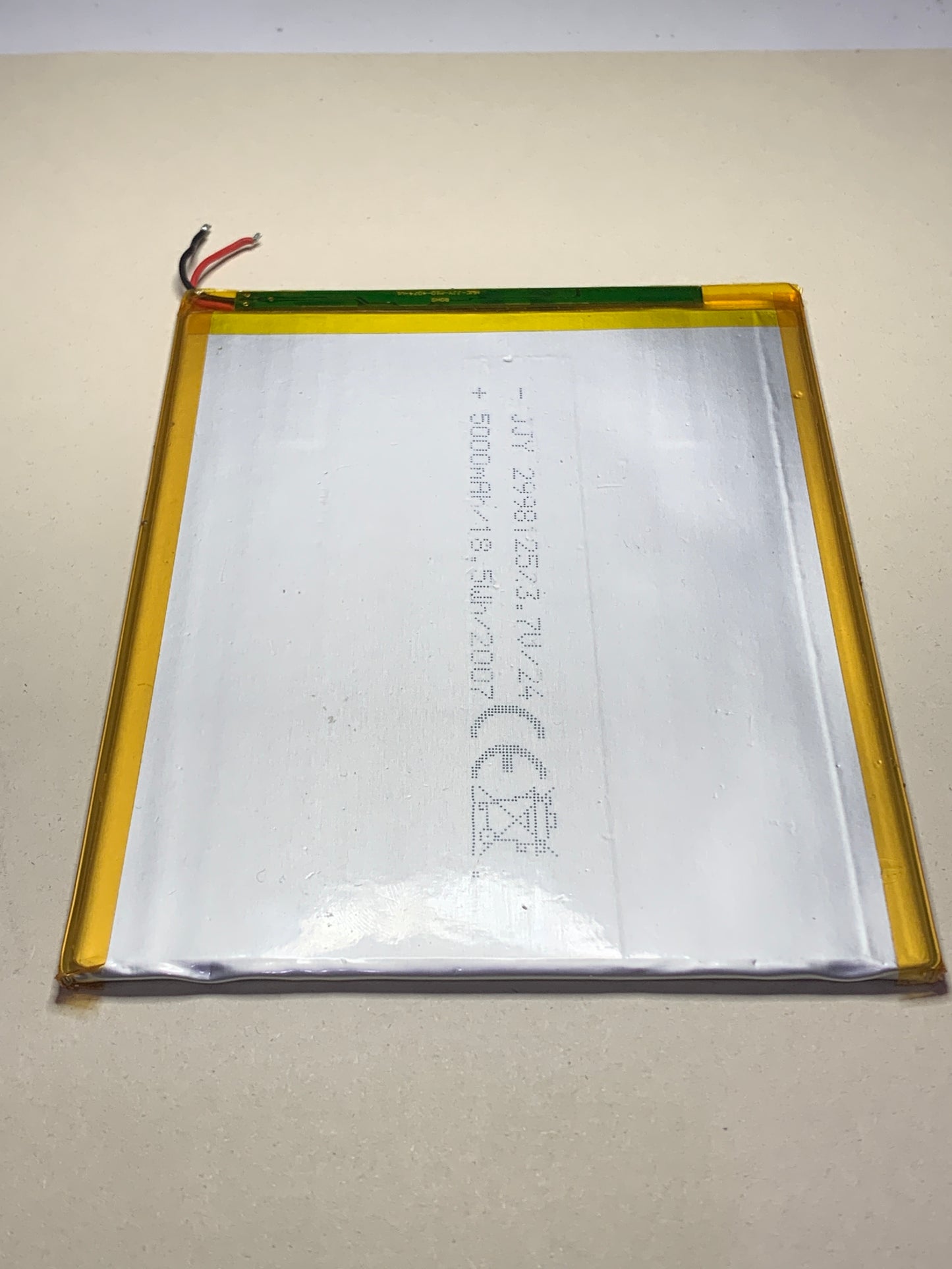 Tablet Batarya Pil 5000 Mah 13 Cm 10 Cm